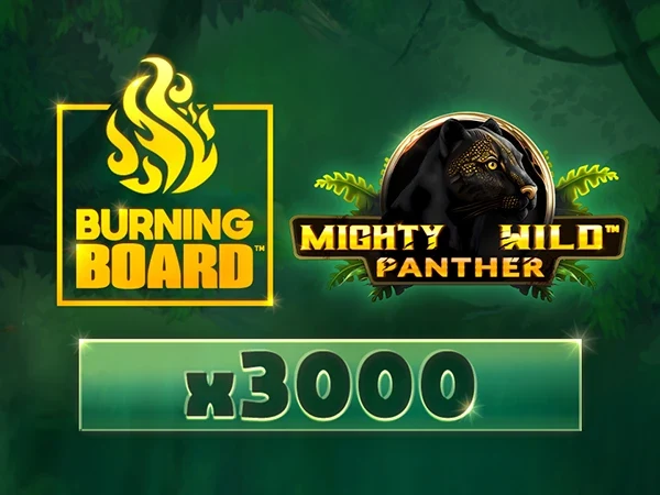 Artwork Mighty Wild™: Panther Burning Board™