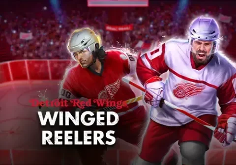 Artwork Detroit Red Wings Winged Reelers